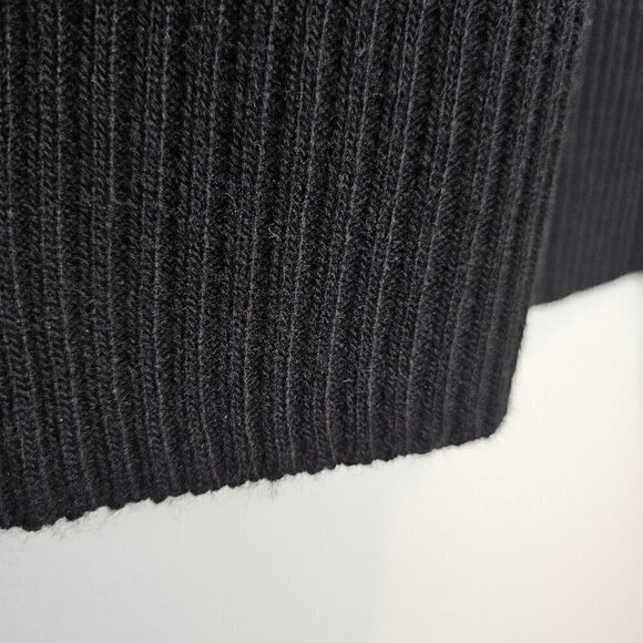 Focus Vintage Gold Studded Gothic Leopard Black Cardigan Sweater Large‎ - Picture 8 of 10